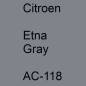 Preview: Citroen, Etna Gray, AC-118.